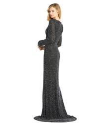 Style 4900 Mac Duggal Black Size 0 Tall Height Prom Mermaid Dress on Queenly
