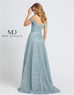 Style 20121 Mac Duggal Blue Size 2 Tall Height Prom A-line Dress on Queenly