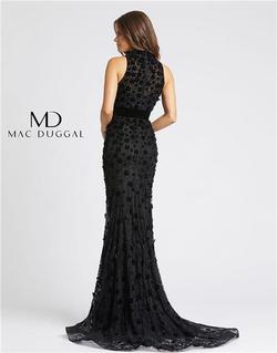 Style 66589 Mac Duggal Black Size 4 Tall Height Prom Mermaid Dress on Queenly