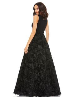 Style 67212 Mac Duggal Black Size 4 Tall Height Prom Ball gown on Queenly