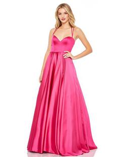 Style 67559 Mac Duggal Pink Size 14 Tall Height Prom Ball gown on Queenly