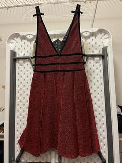 Johnathan Kayne Red Size 6 Flare Holiday Midi Cocktail Dress on Queenly