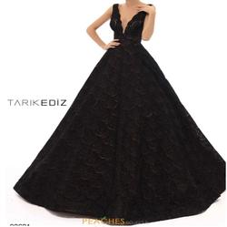 Tarik Ediz Black Size 2 Pageant Prom Ball gown on Queenly