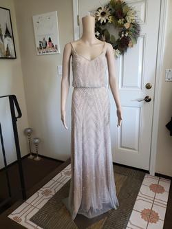Adrianna Papell Nude Size 0 Adrianna Pappel Straight Dress on Queenly
