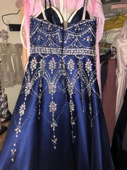Tiffany Designs Blue Size 2 Pageant Prom A-line Dress on Queenly