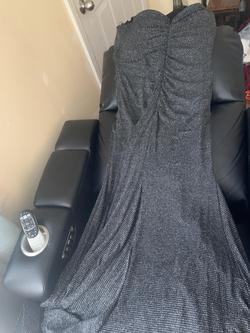 Clarisse Black Size 18 Floor Length 50 Off Side slit Dress on Queenly