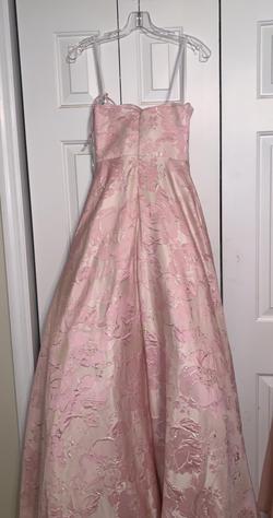 Alyce Light Pink Size 0 Prom Ball gown on Queenly