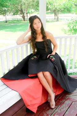Sherri Hill Black Size 4 Tall Height Train Dress on Queenly