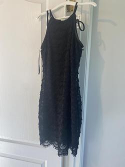 Guess Black Size 0 Wedding Guest Sorority Formal Cocktail Dress on Queenly