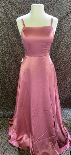 Akira Pink Size 12 Corset Prom Silk A-line Dress on Queenly