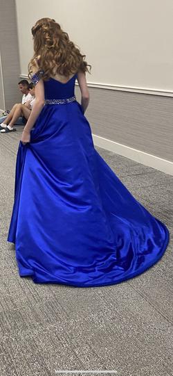 Sherri Hill Royal Blue Size 00 Girls Size Ball gown on Queenly