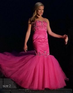 Sherri Hill Pink Size 2 Strapless Prom Mermaid Dress on Queenly
