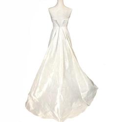 Style 2196 Alfred Angelo White Size 2 Tall Height Pockets Train Ball gown on Queenly
