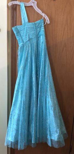 Masquerade Blue Size 2 Jewelled Ball gown on Queenly