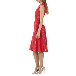 Style LSM68C16-604 BCBGMAXAZRIA Red Size 2 Wedding Guest Holiday Tall Height Cocktail Dress on Queenly