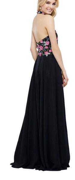 Noxanabel Multicolor Size 8 Prom Sequin Jewelled Floor Length A-line Dress on Queenly