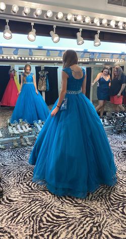 Youth size 12 Blue Size 4 Girls Size Ball gown on Queenly