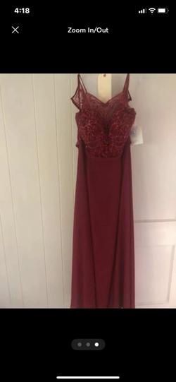 Mori Lee  Red Size 22 Wedding Guest Morilee  Prom Straight Dress on Queenly