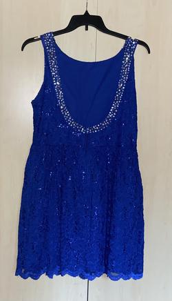 City triangles Royal Blue Size 12 Wedding Guest A-line Dress on Queenly