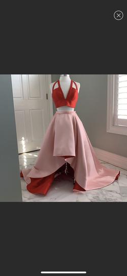 Rachel Allan Pink Size 6 Fun Fashion Prom Train Dress on Queenly