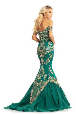 Style 8211 Johnathan Kayne Green Size 12 Tall Height Prom Mermaid Dress on Queenly