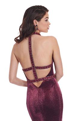 Style 6436 Rachel Allan Red Size 8 Tall Height Burgundy Prom Mermaid Dress on Queenly
