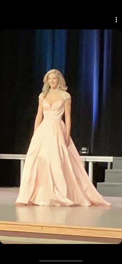 Sherri Hill Light Pink Size 00 Prom Cap Sleeve Ball gown on Queenly