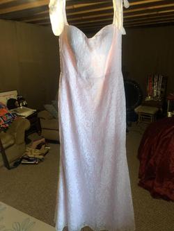 DaVinchi Custom Light Pink Size 14 Mermaid Dress on Queenly