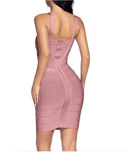 Style B07DJB7WYV Madam Uniq Pink Size 6 Sorority Formal Summer Tall Height Cocktail Dress on Queenly