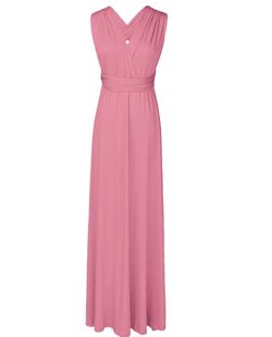 Style B073CGBPLG IWEMEK Pink Size 10 Tall Height Bridesmaid Straight Dress on Queenly