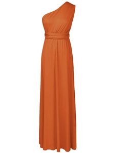 Style B073CGBPLG IWEMEK Orange Size 8 Bridesmaid Prom Straight Dress on Queenly
