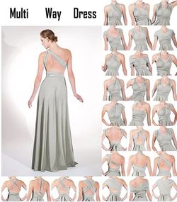 Style B073CGBPLG IWEMEK Nude Size 4 Floor Length Wedding Guest Prom Straight Dress on Queenly