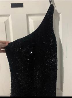 Foreign Exchange Black Size 6 Sequin Sequined Straight Dress on Queenly