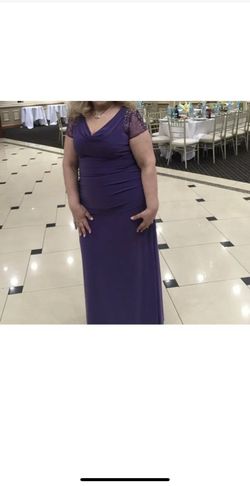 Emma Street Purple Size 16 $300 Floor Length Straight Dress on Queenly