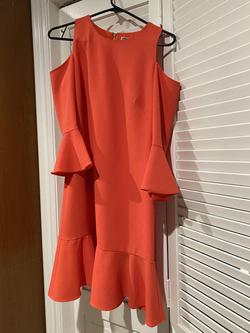 Chelsea 28 Orange Size 4 Cut Out Cocktail Dress on Queenly