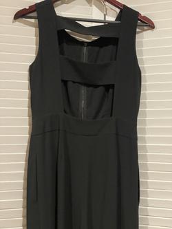 Vince Camato Black Size 4 Wedding Guest Short Height Jumpsuit Dress on Queenly