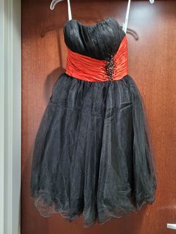 Style HB1384 Sparkle Black Size 0 50 Off Flare Homecoming $300 Cocktail Dress on Queenly