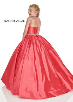 Style 1763 Rachel Allan Pink Size 00 Pageant Cupcake Magenta Floor Length Sequin Ball gown on Queenly