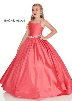 Style 1763 Rachel Allan Pink Size 00 Cupcake Tall Height Ball gown on Queenly