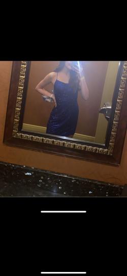 Sherri Hill Royal Blue Size 4 Bodycon Cocktail Dress on Queenly
