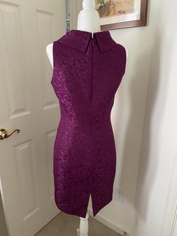 Tahari Purple Size 8 Interview Midi Cocktail Dress on Queenly
