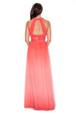 Style 183099 Decode  Orange Size 2 Ombre Tall Height A-line Dress on Queenly