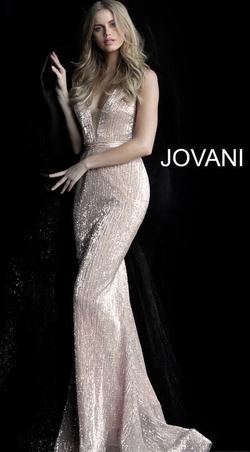 Jovani Pink Size 4 Prom Fitted Straight Dress on Queenly