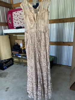 Gold Size 18 Cocktail Dress on Queenly
