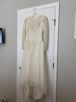 Alfred Angelo Nude Size 8 Train Corset Straight Dress on Queenly