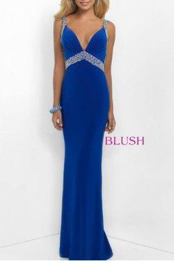 Style 11032 Blush Prom Royal Blue Size 4 50 Off Straight Dress on Queenly