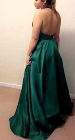 Sherri Hill Green Size 8 Pageant Prom Ball gown on Queenly