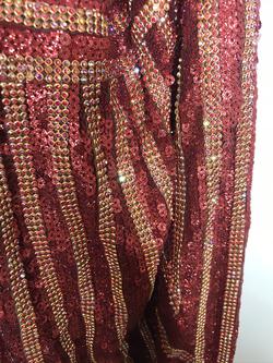 Jovani Red Size 4 Fully-beaded Burgundy Bodycon Cocktail Dress on Queenly