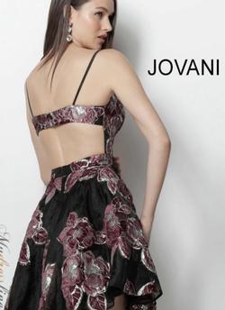Jovani Multicolor Size 2 Flare Cut Out Cocktail Dress on Queenly