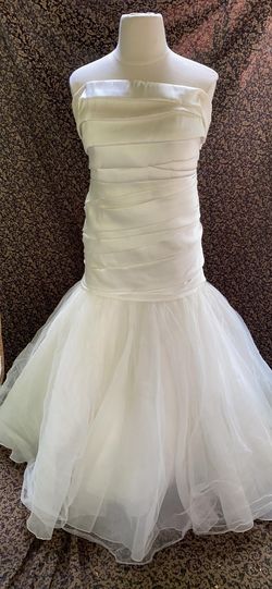 White Size 20 Mermaid Dress on Queenly